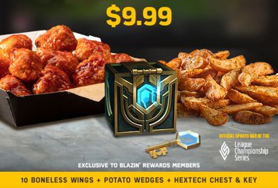 The $9.99 LCS Fan Box Bundle Launches Online and In-app at Buffalo Wild Wings for Blazin’ Rewards Members Only