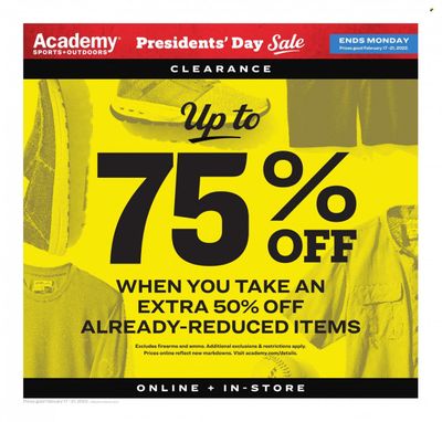 Academy Sports (AL, AR, GA, LA, MO, NC, SC, TN, TX) Weekly Ad Flyer February 21 to February 28