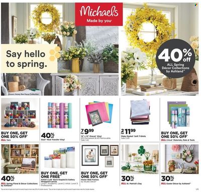 Michaels Weekly Ad Flyer February 21 to February 28