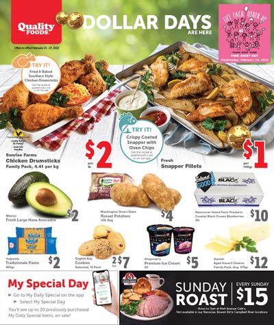 Quality Foods Flyer February 21 to 27