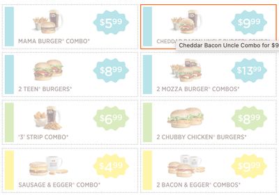 A&W Canada New Coupons: Mama Burger Combo for $5.99 + More Coupons