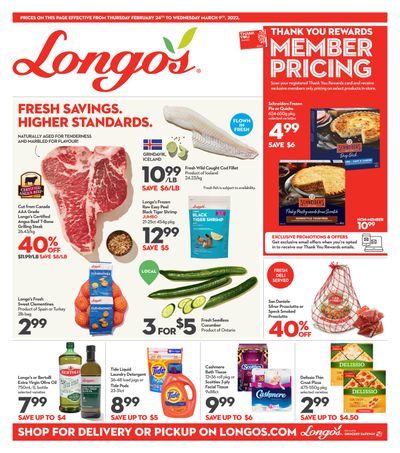 Longo's Flyer February 24 to March 9