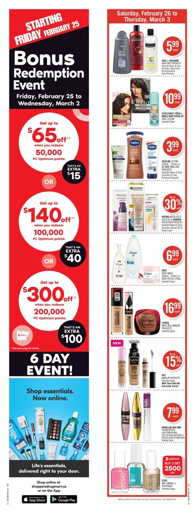 Shoppers Drug Mart (ON) Flyer February 26 to March 3