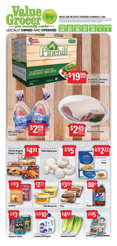 Value Grocer Flyer February 24 to March 2