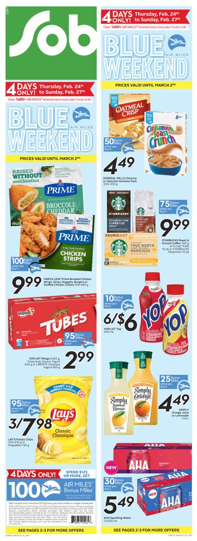 Sobeys (ON) Flyer February 24 to March 2