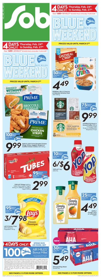 Sobeys (Atlantic) Flyer February 24 to March 2