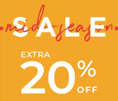 RW&CO. Canada Mid-Season Sale: Extra 20% OFF Sale Styles + 40% OFF Regular Priced Items!