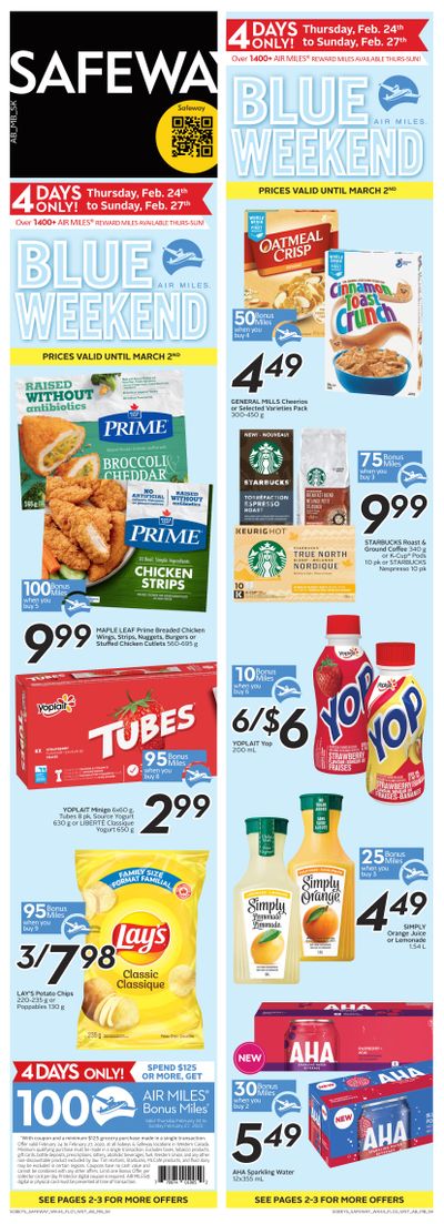Sobeys/Safeway (SK & MB) Flyer February 24 to March 2
