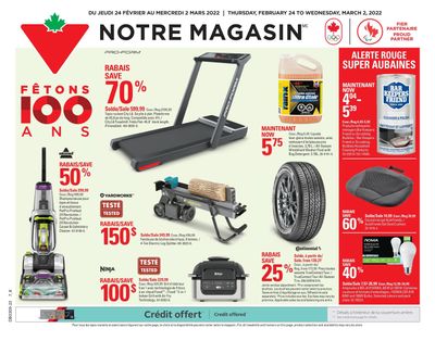 Canadian Tire (QC) Flyer February 24 to March 2
