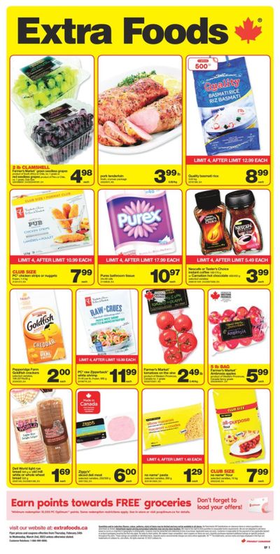 Extra Foods Flyer February 24 to March 2