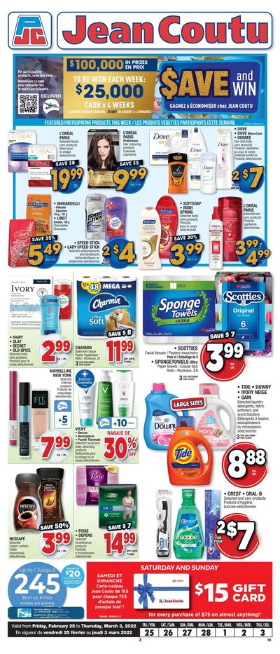 Jean Coutu (NB) Flyer February 25 to March 3