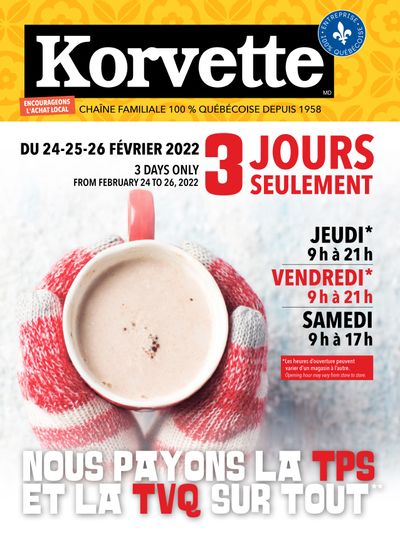 Korvette Flyer February 24 to 26