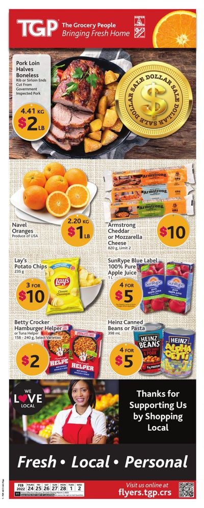 TGP The Grocery People Flyer February 24 to March 2
