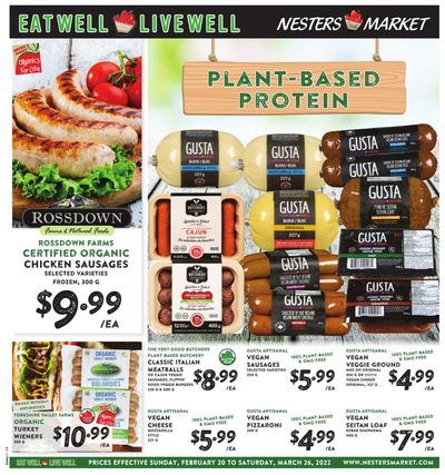 Nesters Market Eat Well Live Well Flyer February 20 to March 26