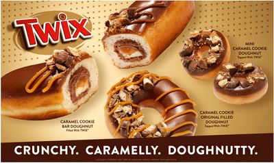 Krispy Kreme Canada: Enjoy New TWIX Doughnuts