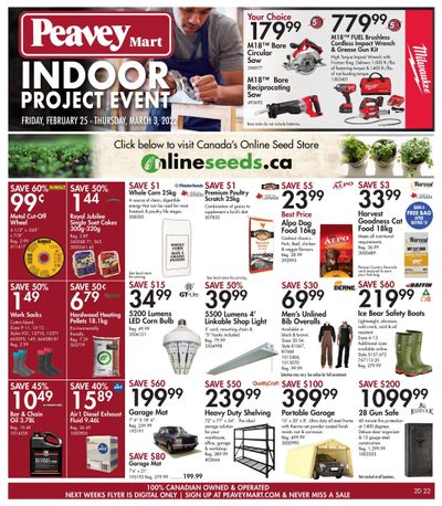 Peavey Mart Flyer February 25 to March 3