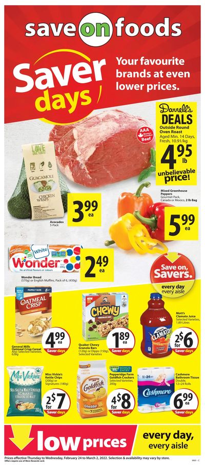 Save on Foods (SK) Flyer February 24 to March 2