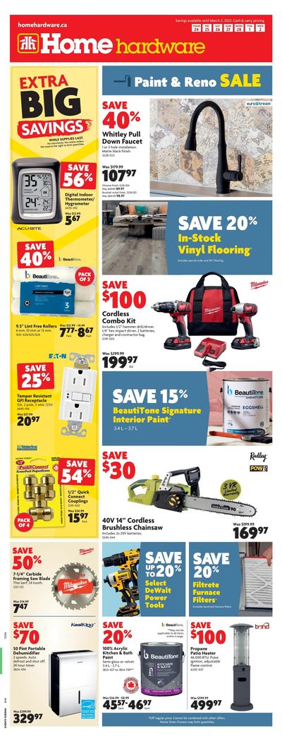 Home Hardware (ON) Flyer February 24 to March 2
