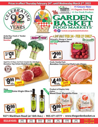 The Garden Basket Flyer February 24 to March 2