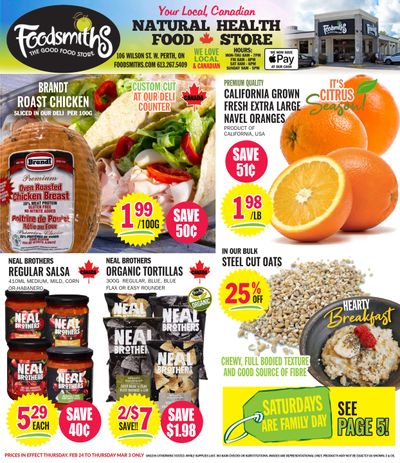 Foodsmiths Flyer February 24 to March 3