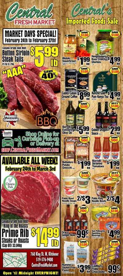 Central Fresh Market Flyer February 24 to March 3