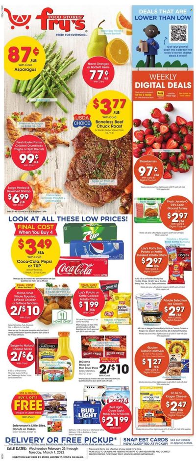 Fry’s (AZ) Weekly Ad Flyer February 24 to March 3
