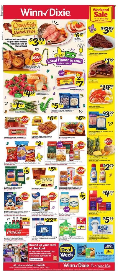 Winn Dixie (AL, FL, GA, LA) Weekly Ad Flyer February 24 to March 3