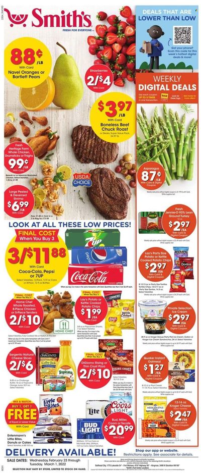 Smith's (AZ, ID, MT, NM, NV, UT, WY) Weekly Ad Flyer February 24 to March 3