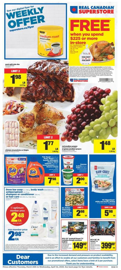 Real Canadian Superstore (ON) Flyer March 26 to April 1