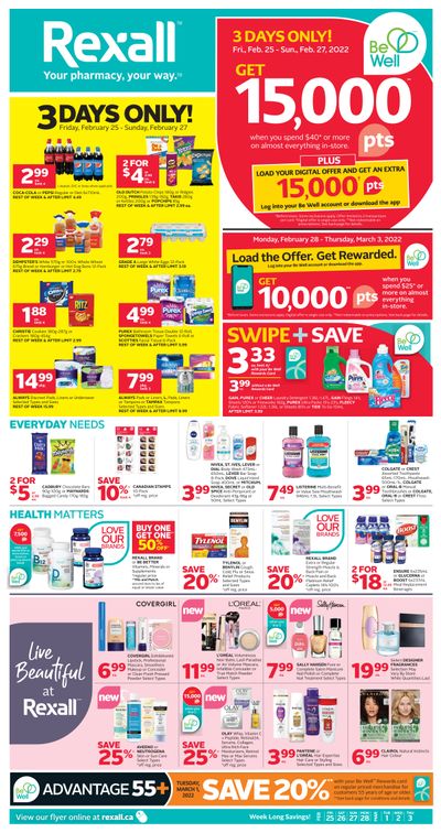 Rexall (West) Flyer February 25 to March 3