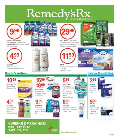 Remedy's RX Flyer February 25 to March 24