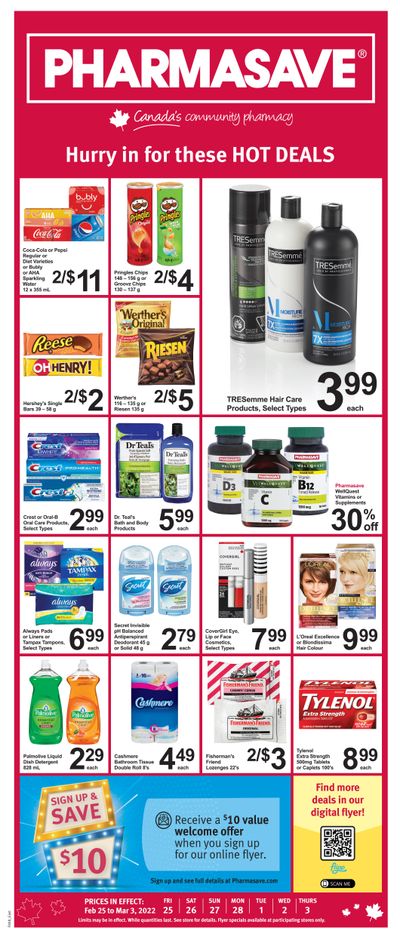 Pharmasave (ON) Flyer February 25 to March 3