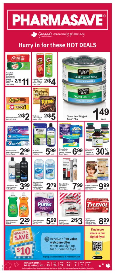 Pharmasave (West) Flyer February 25 to March 3