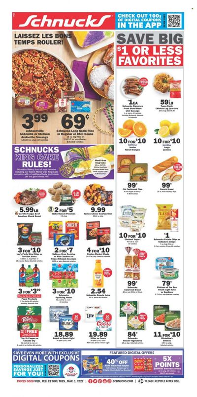 Schnucks (IA, IL, IN, MO) Weekly Ad Flyer February 24 to March 3