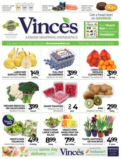 Vince's Market Flyer February 24 to March 9