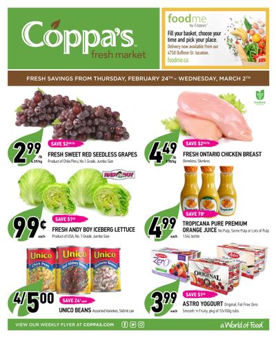 Coppa's Fresh Market Flyer February 24 to March 2