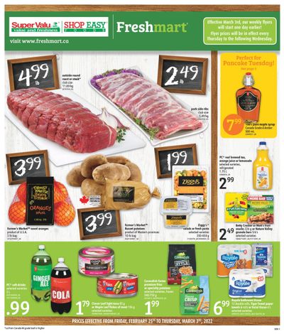 Shop Easy & SuperValu Flyer February 25 to March 3
