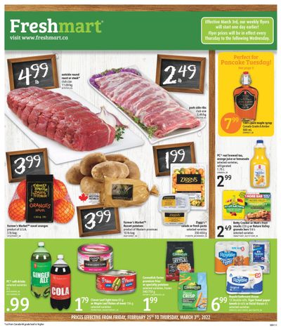 Freshmart (West) Flyer February 25 to March 3