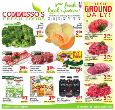Commisso's Fresh Foods Flyer February 25 to March 3