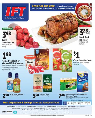 IFT Independent Food Town Flyer February 25 to March 3