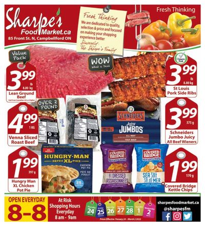 Sharpe's Food Market Flyer February 24 to March 2