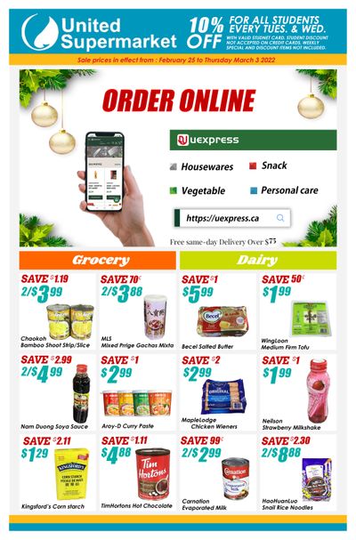 United Supermarket Flyer February 25 to March 3