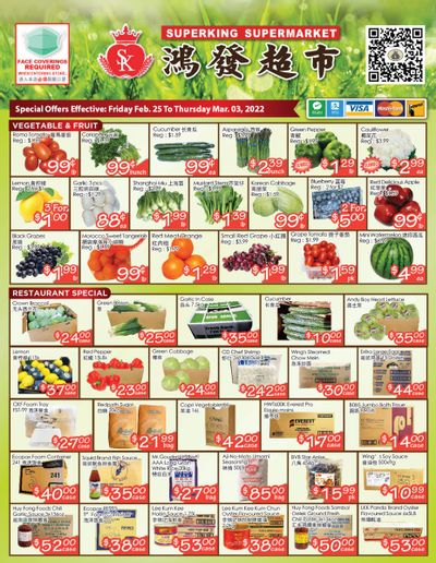 Superking Supermarket (North York) Flyer February 25 to March 3