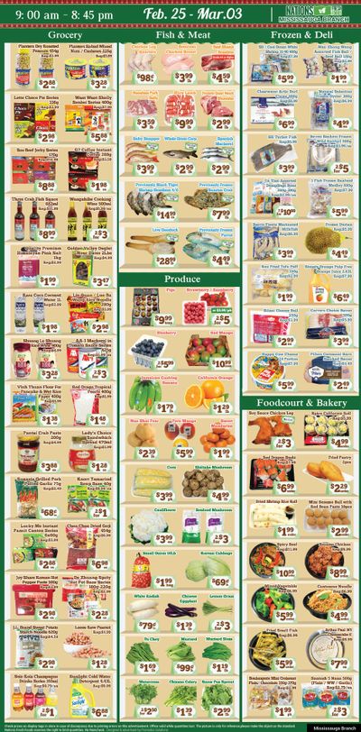 Nations Fresh Foods (Mississauga) Flyer February 25 to March 3