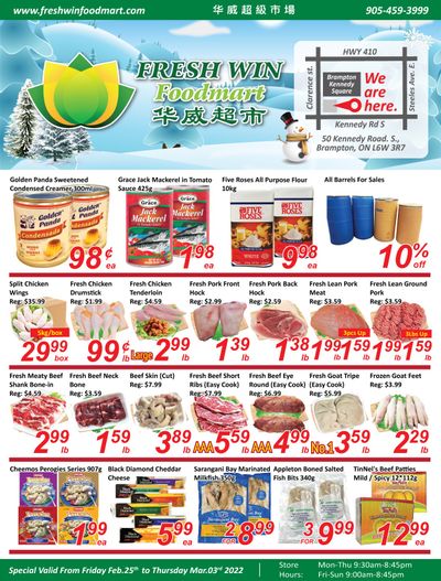 Fresh Win Foodmart Flyer February 25 to March 3