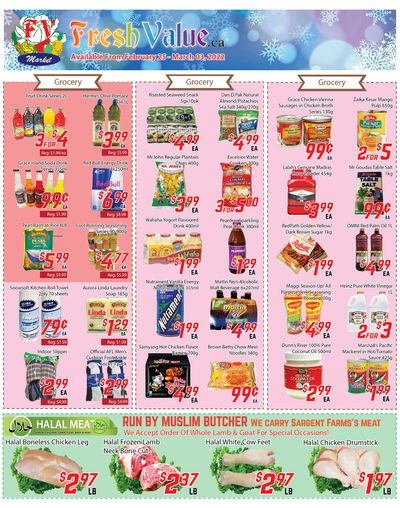 Fresh Value Flyer February 25 to March 3