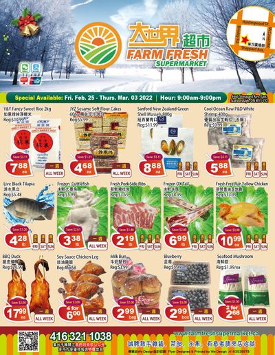 Farm Fresh Supermarket Flyer February 25 to March 3