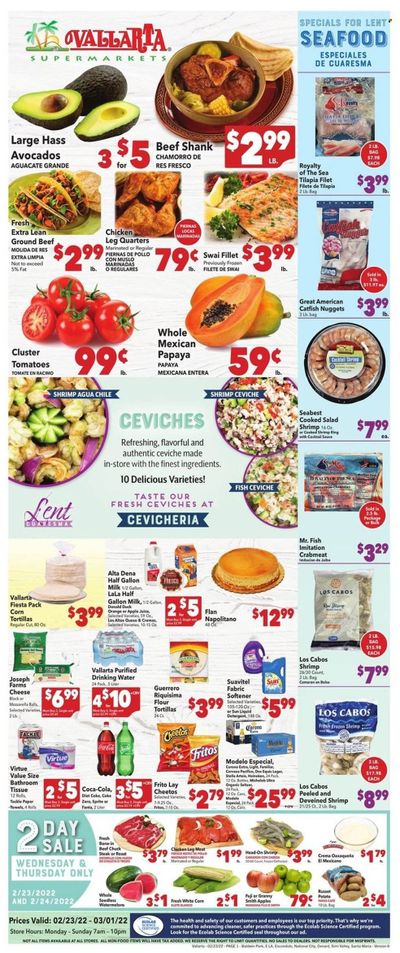 Vallarta (CA) Weekly Ad Flyer February 25 to March 4