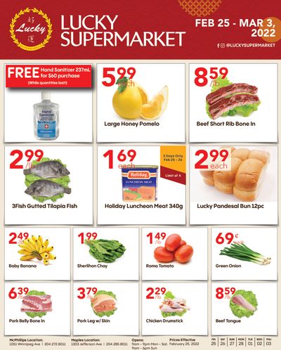Lucky Supermarket (Winnipeg) Flyer February 25 to March 3