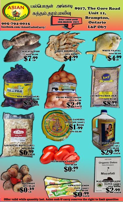 Asian Cash & Carry Flyer February 25 to March 3